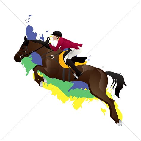 Horse Jumping Vector at Vectorified.com | Collection of Horse Jumping ...