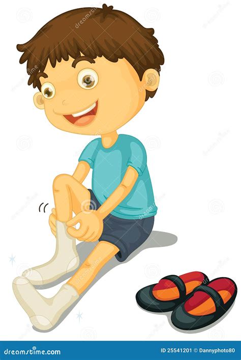 Boy And Shoes Stock Image - Image: 25541201