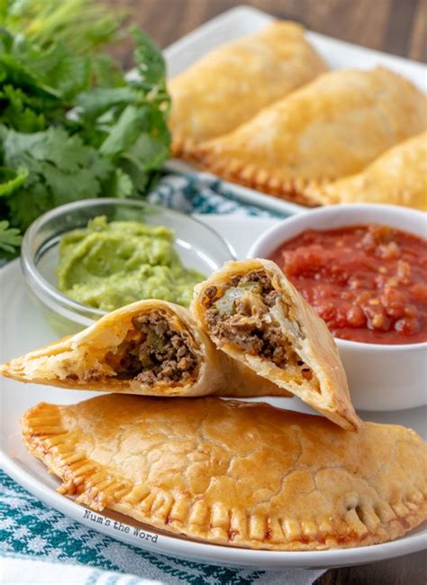 This easy recipe for empanadas uses ground beef, pie crust and cheese ...