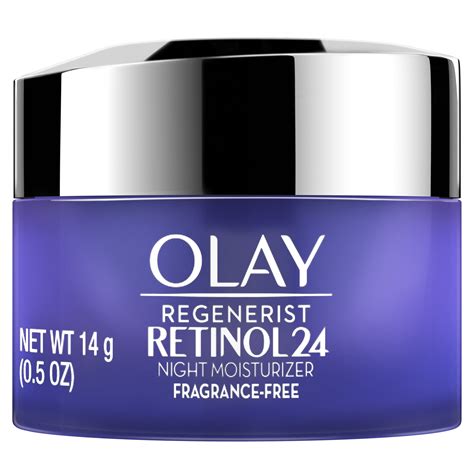 Olay Regenerist Retinol 24 Night Facial Moisturizer, Trial Size 0.5 fl oz - Walmart.com