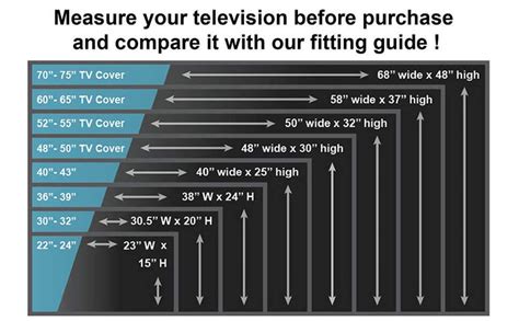 58 Inch Tv Dimensions