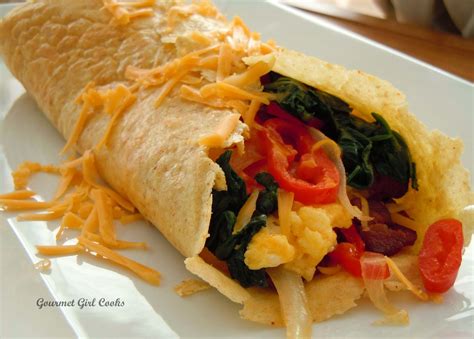 Gourmet Girl Cooks: Breakfast Burrito (Wrapped in a Grain-free Tortilla ...