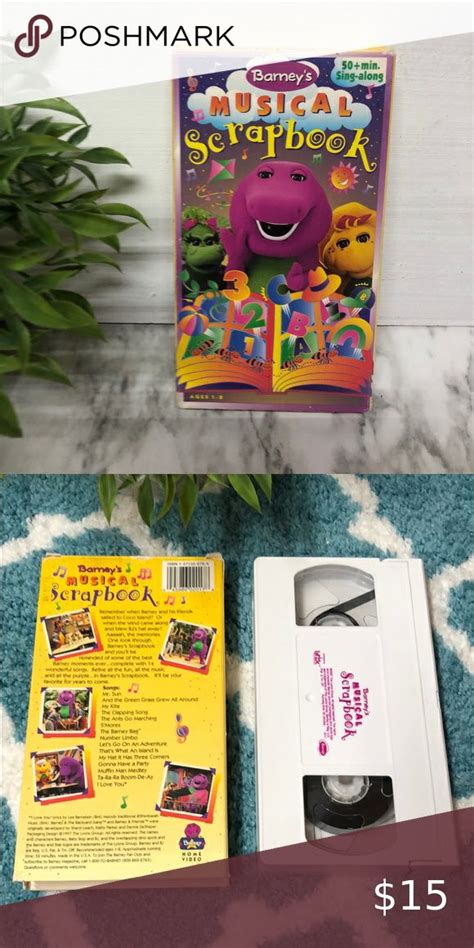 Barney’s musical scrapbook 1997 VHS | Barney, Musicals, Barney’s