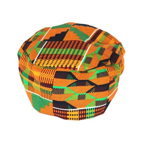 Kente Kufi Hat African Kufi Hat 100% Cotton One Size Unisex Wholesale African Kufi African Hat ...