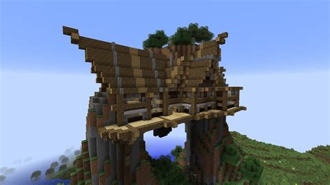 Minecraft - My Mountain House! - YouTube