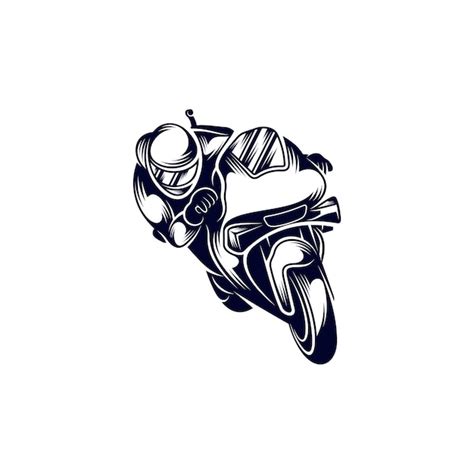 Premium Vector | Motorcycle racer sport Logo Design Vector Silhouette of Motorcycle racer ...