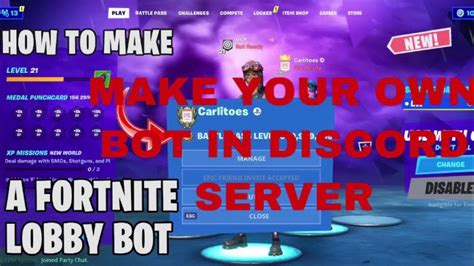 How to make a *LOBBY BOT* 2021 in fortnite season 5!! EVERY SKIN AND ...