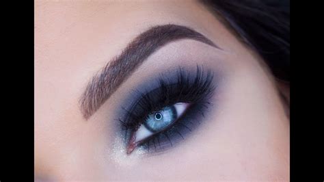 Blue Black Smokey Eye Makeup Tutorial - Mugeek Vidalondon