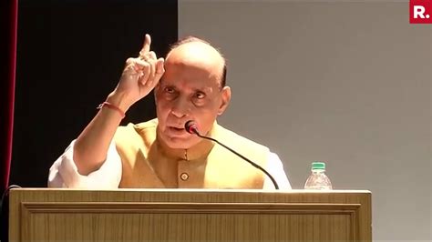 Rajnath Singh Talks About His Early Life - Full Speech In Hindi - YouTube