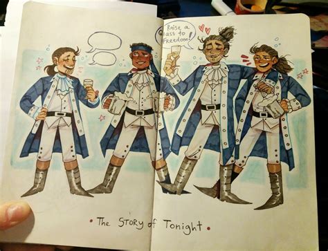 The Story of Tonight! Alexander Hamilton, Hercules Mulligan, Lafayette and John Laurens - by ...