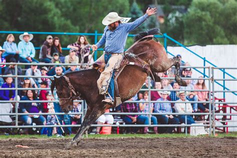 Saddle Bronc Riding at the Ellicottville Championship Rodeo