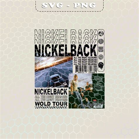 Nickelback PNG, All the Right Reasons Album World Tour 2023 PNG ...