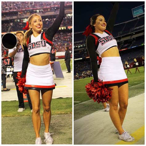 Cheerleaders of the Game - SDSU vs. San Jose State — San Diego State University Cheerleading