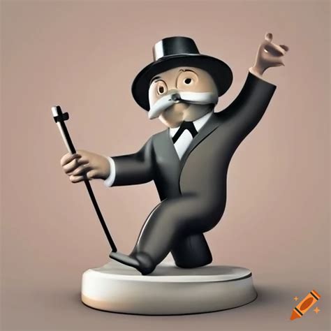 Group of monopoly game characters