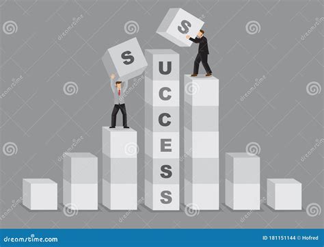 Comparative Advantage For Success Business Cartoon Vector Illustration ...