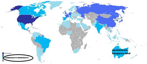 Map of World Superpowers : r/MURICA