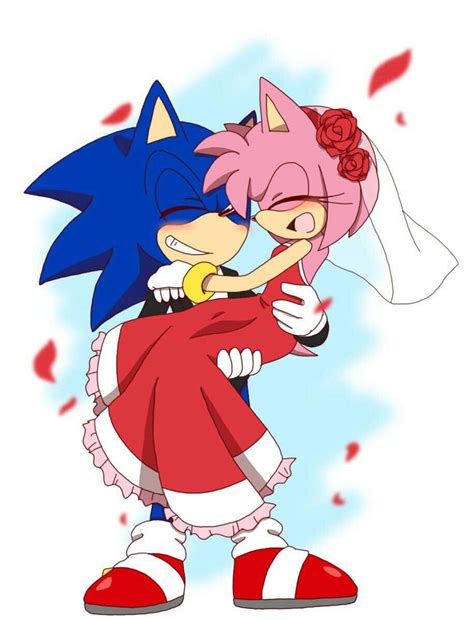 Download Sonic and Amy's Adventure Romance Wallpaper | Wallpapers.com