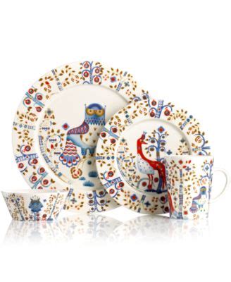 Iittala Dinnerware, Taika Collection - Macy's