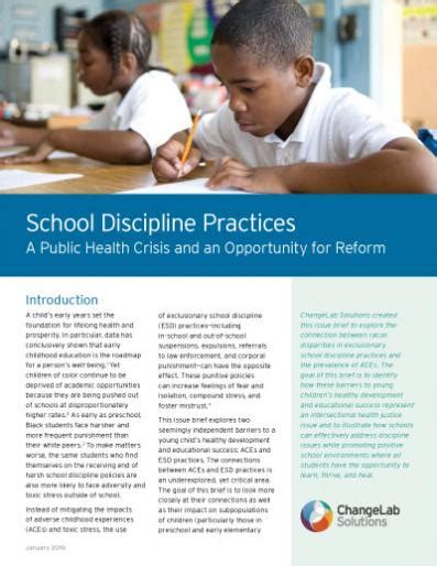 School Discipline Practices | ChangeLab Solutions