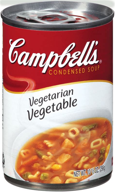 campbell vegetarian vegetable soup ingredients