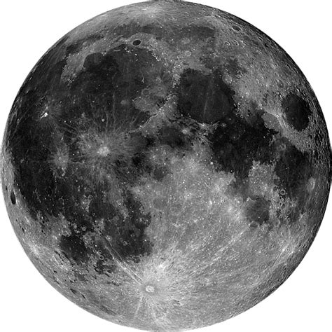 Lune très détaillée PNG transparents - StickPNG