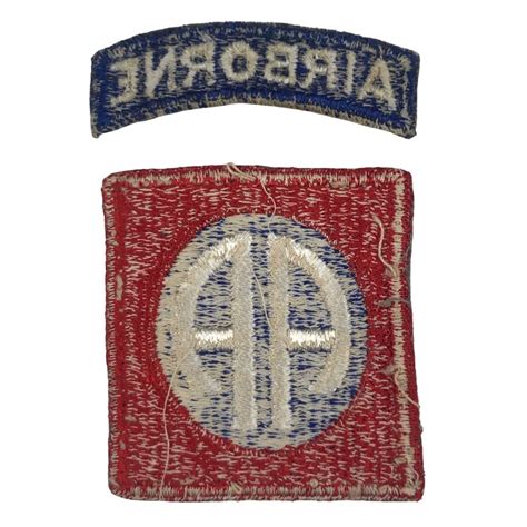 Original WWII US 82nd Airborne patch - Oorlogsspullen.nl - Militaria shop