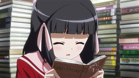 Anime Girl Reading Letter