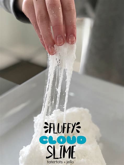 How to Make Fluffy Cloud Slime - a softer, fluffier slime it's So fun ...