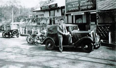 Local History: Johnson's Cafe/Tea Room, Badgers Transport Cafe, London Road, Badgers Mount ...