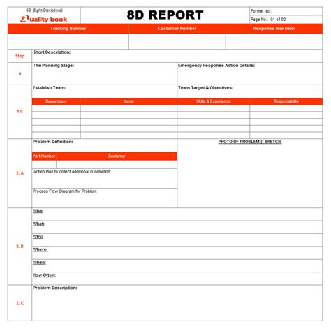 8D Report Template (10) - TEMPLATES EXAMPLE | TEMPLATES EXAMPLE | Report template, Problem ...