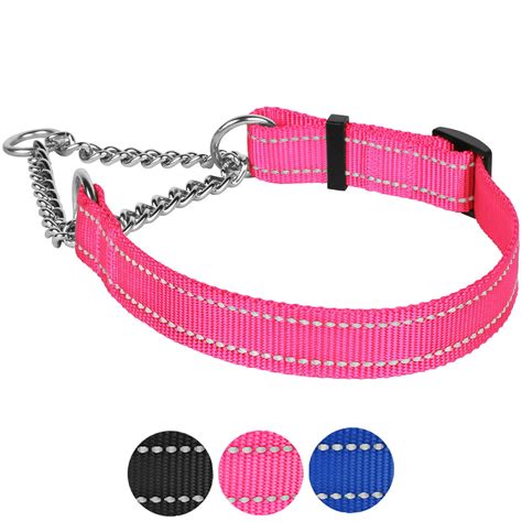 Martingale Dog Collar Adjustable Nylon Pet Choke Collars Training ...