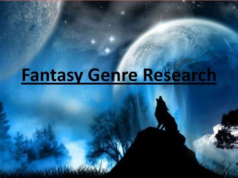 Fantasy Genre Research