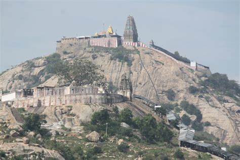 Context: A rare view of the Sholinghur Temple