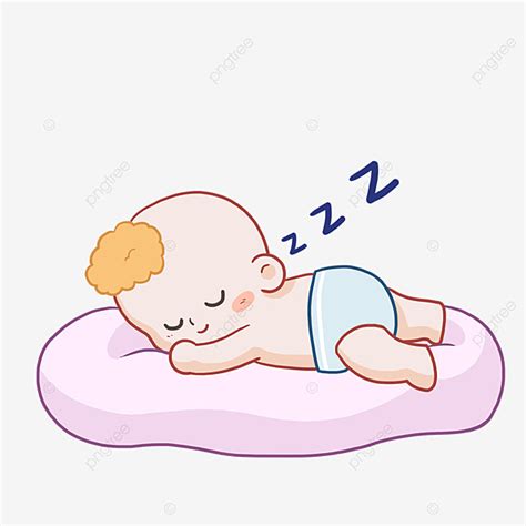 Baby Girl Sleeping Clipart PNG Images, Little Baby Sleeping Clipart, Go ...