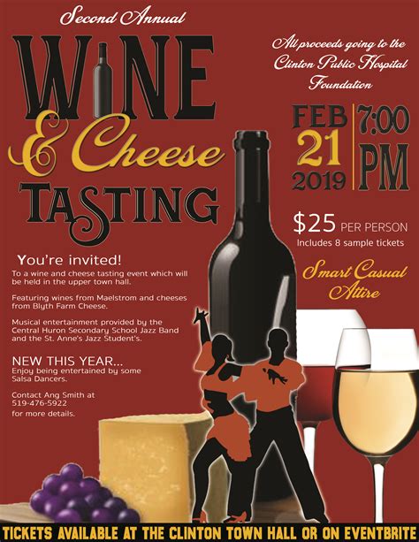 Second Annual Wine & Cheese Tasting - Clinton Public Hospital Foundation