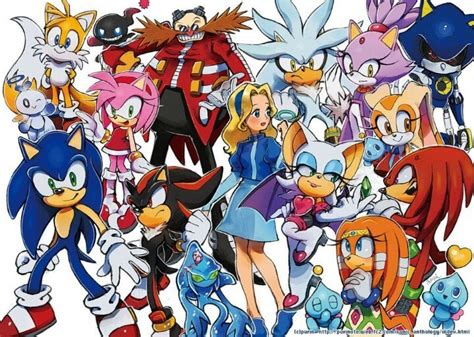 Sonic Characters Fan Art