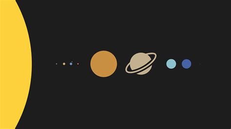 [5120 2880] Solar System (planets to scale). Made by me. | Active wallpaper, R wallpaper, Wallpaper