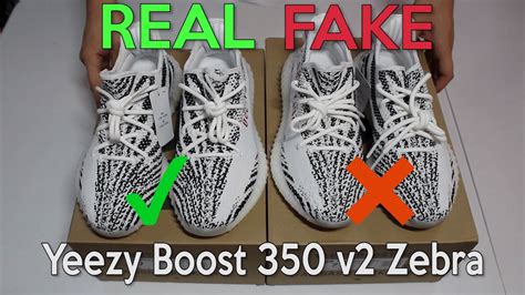 YEEZY 350 V2 Zebra Fake VS Real Unbelievable