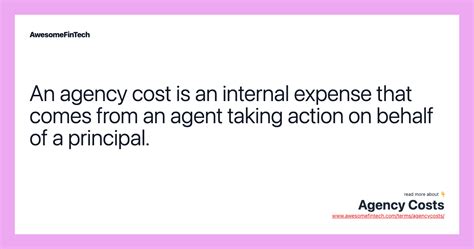 Agency Costs | AwesomeFinTech Blog