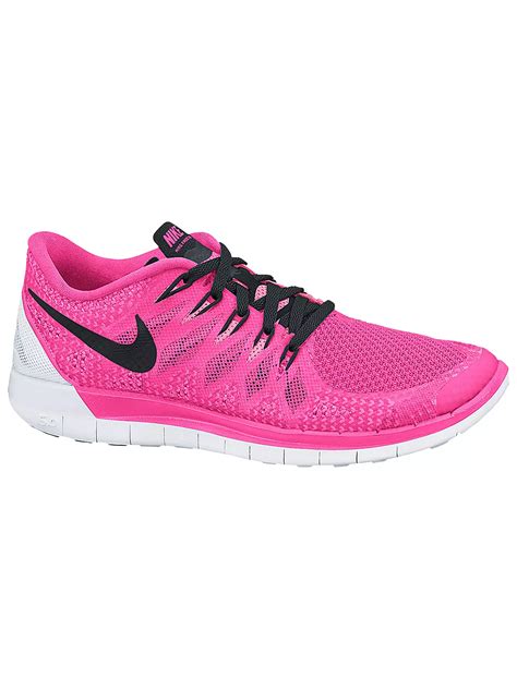 Nike Free Run 5.0 Women's Running Shoes, Pink at John Lewis & Partners