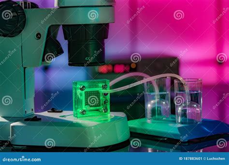 Hydrogen Fuel Cell in a Research Laboratory Stock Image - Image of ...