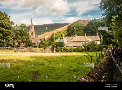 the village of Edale Derbyshire England Ray Boswell Stock Photo - Alamy