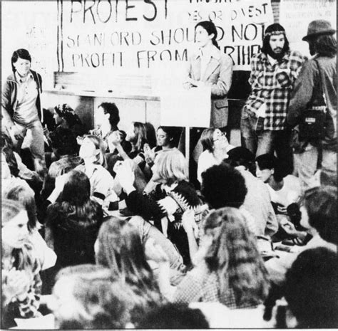 Sit-ins have a long history in Stanford protests