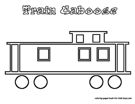 Printable Train Caboose Template - Printable Templates Free