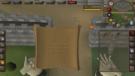 OSRS Anagram reveals who to speak to next: Rug Deter - Beginner’s Clue ...