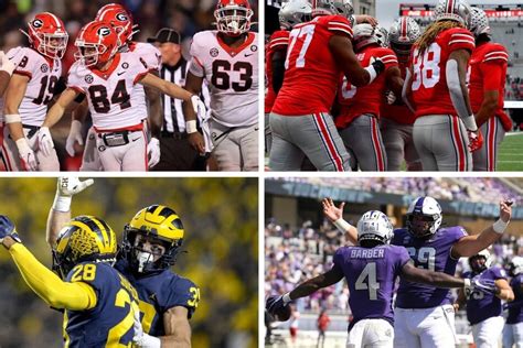 College football: Top 4 teams remain in good standing at CFP selection ...