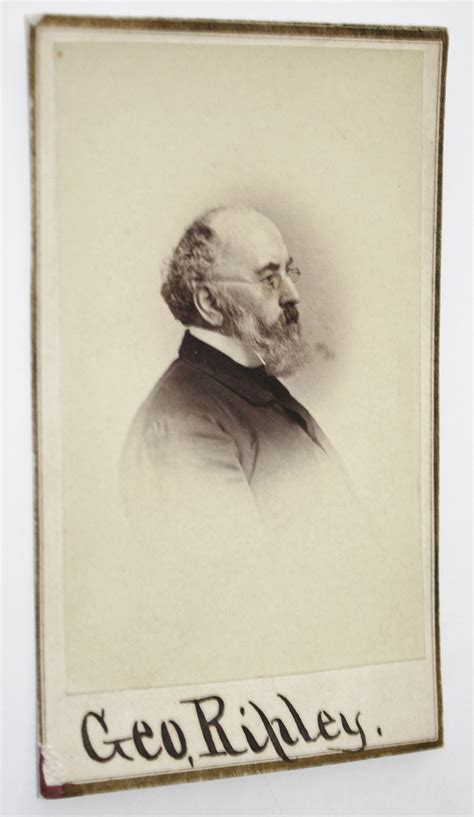 Carte de Visite Photograph of George Ripley. by Ripley, George. | Up ...