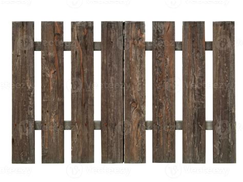 wooden fence isolated on white background 30513448 Stock Photo at Vecteezy