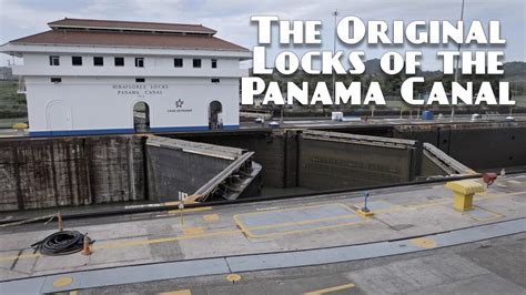 Panama City and the old Panama Canal locks - YouTube