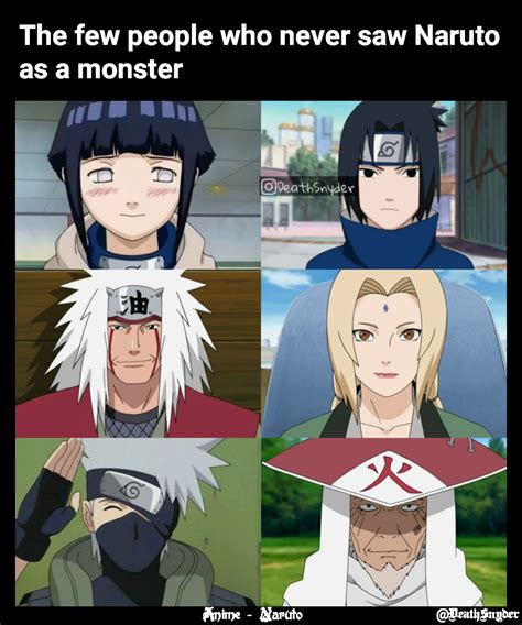 Anime - Naruto The few people who never saw Naruto as a monster ...